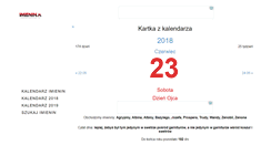 Desktop Screenshot of imienin.pl