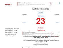 Tablet Screenshot of imienin.pl